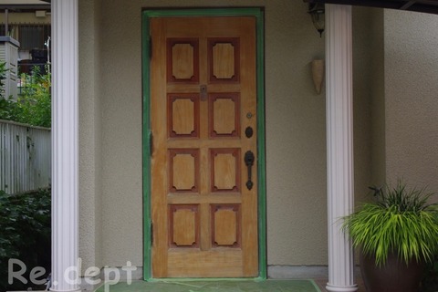 13-3　玄関ドア色塗装