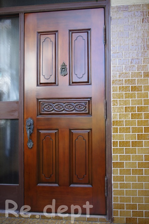 13-1   玄関ドア塗装