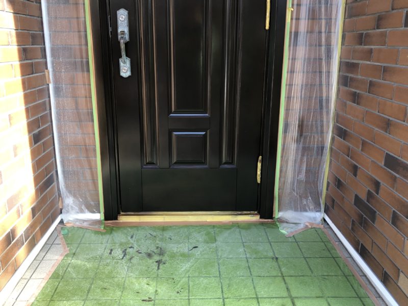 19-5  玄関ドア 塗装補修