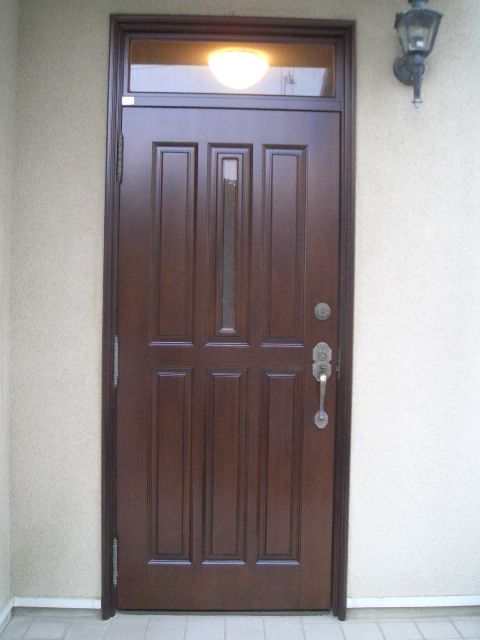 12-9　玄関ドア リフレッシュ塗装