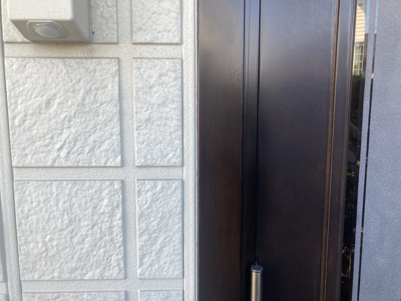23-80 玄関ドア 塗装めくれ補修