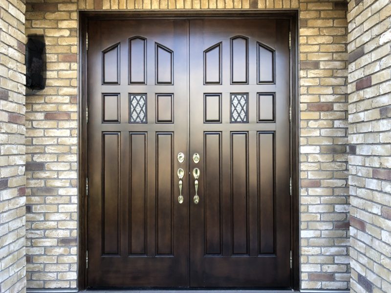 18-128  玄関ドア 塗装補修