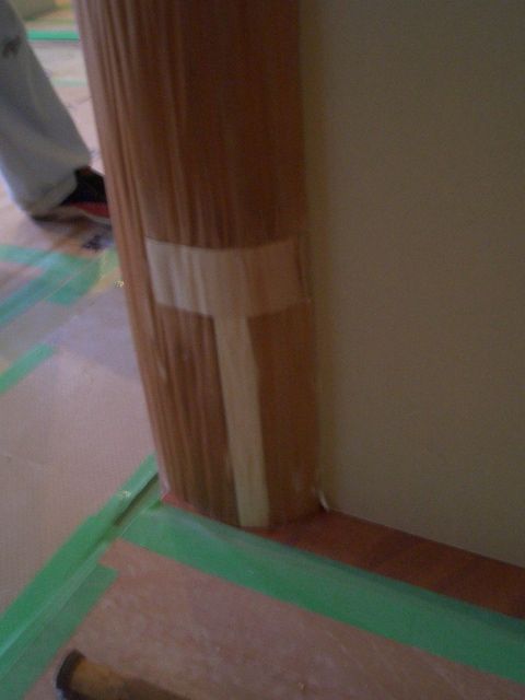 11-11　絞り丸太再利用