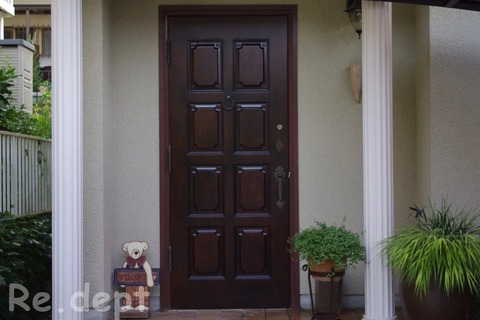 13-3　玄関ドア色塗装