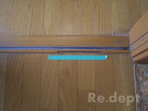 16-81 樹脂製敷居割れ補修