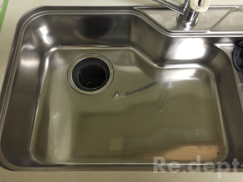 16-90 シンク磨き補修