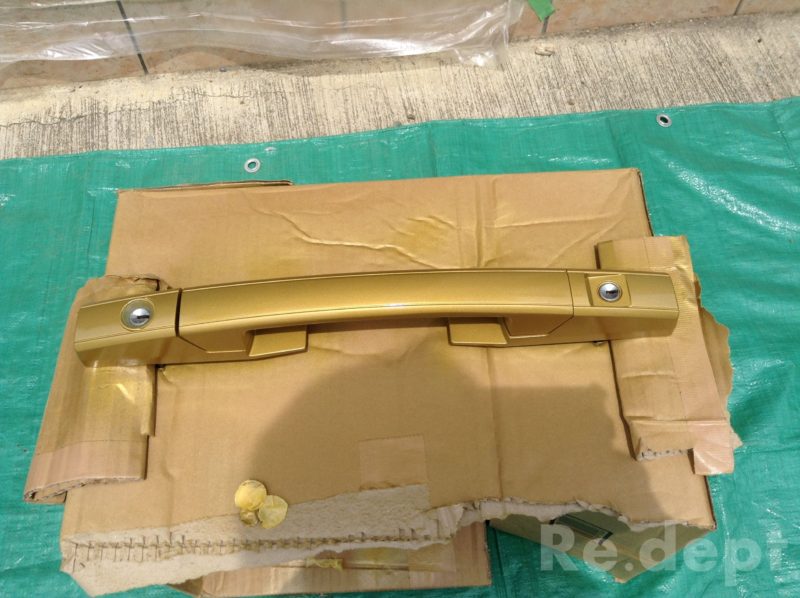 16-41　玄関取手塗装