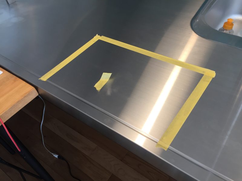 18-6 キッチン天板 研磨補修