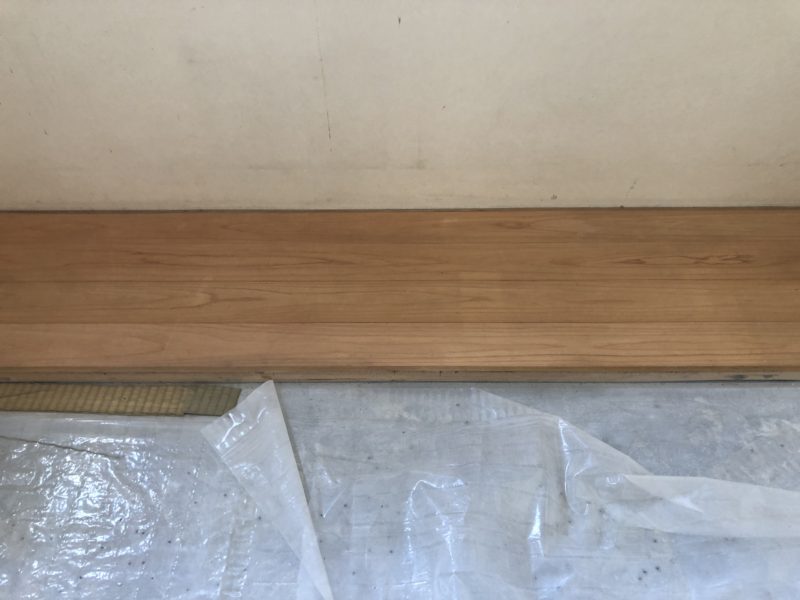 18-104  ヒノキ縁甲板クリーニング