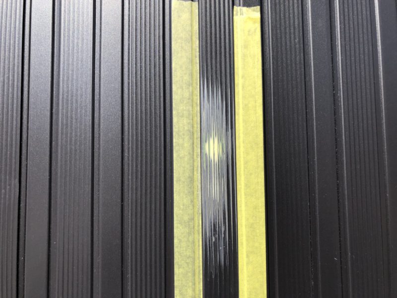 18-63  ガルバリュウム へこみ補修