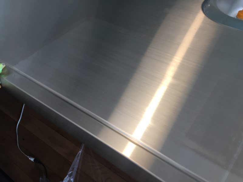 18-6 キッチン天板 研磨補修