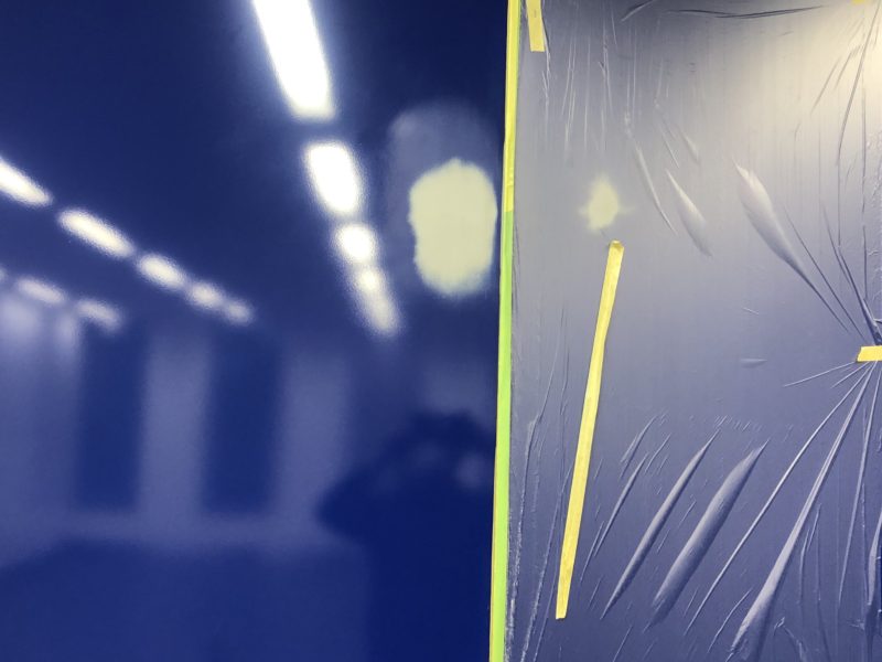 19-16  ブルーパネル 塗装補修