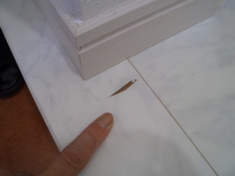 12-14　タイル調フロアー補修