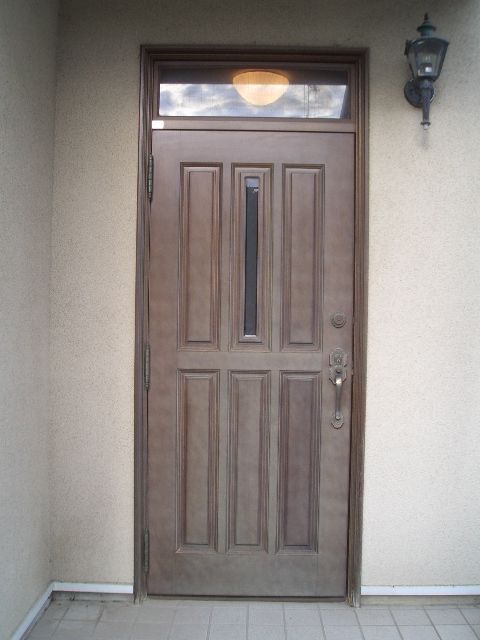 12-9　玄関ドア リフレッシュ塗装