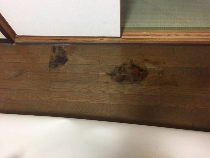 18-1　フロア焼け焦げ補修