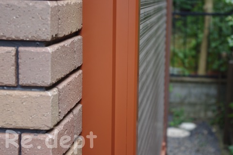 13-4　シャッター枠傷補修