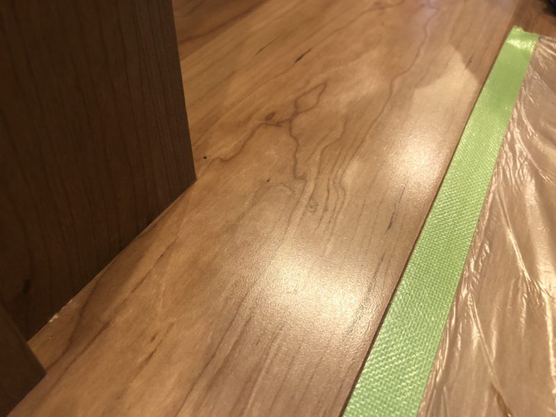 18-118  フロアー キズ補修