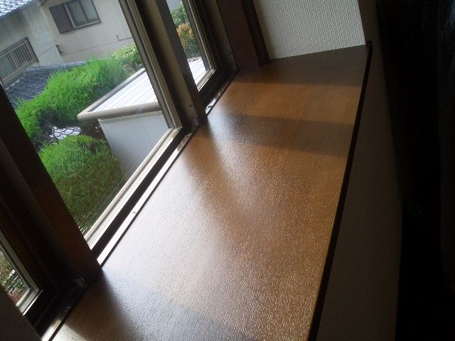 10-9　出窓カウンターメンテナンス