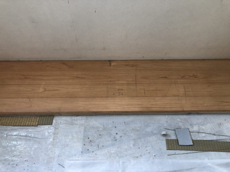 18-104  ヒノキ縁甲板クリーニング