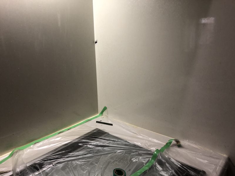 18-95  キッチンパネル キズ補修