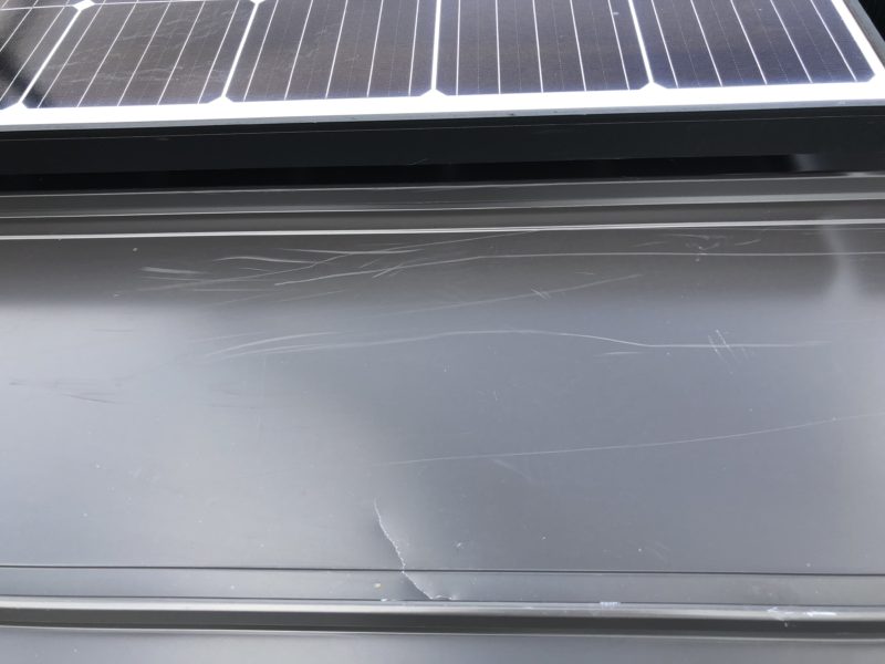 18-109  屋根 へこみ補修