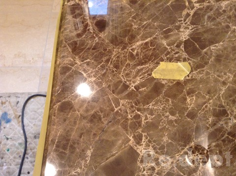 16-101　大理石カウンター傷補修
