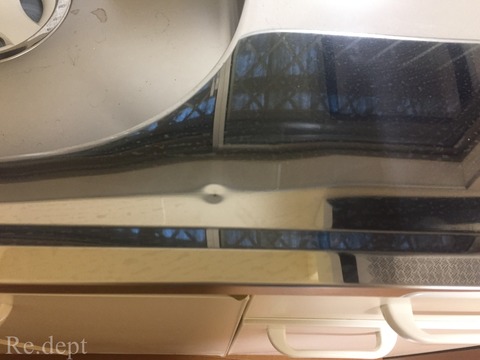 17-68　キッチン鏡面天板補修