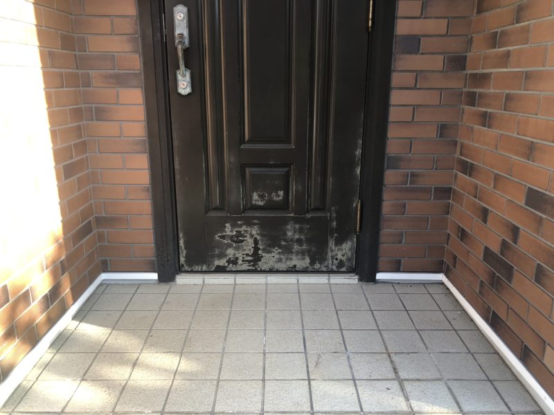 19-5 玄関ドア 塗装補修