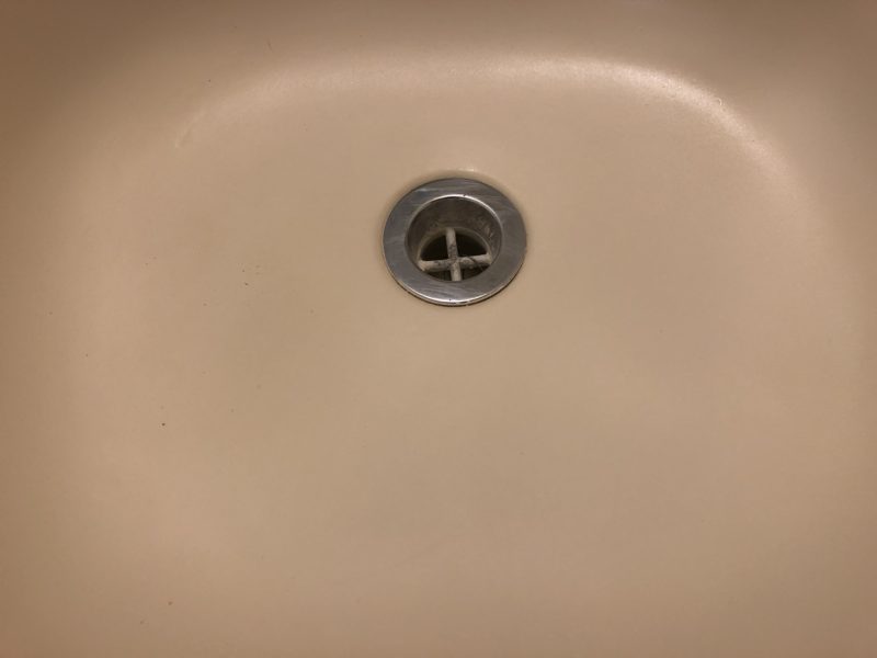 19-6  洗面ボウル クラック修理