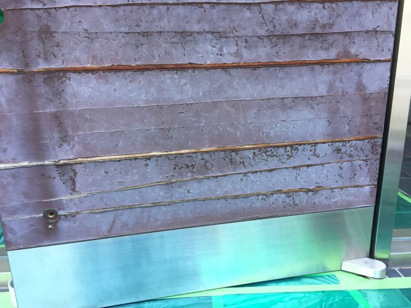 18-19  玄関ドア塗装