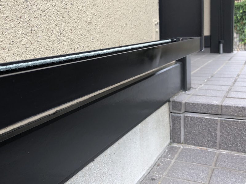 18-85  アルミレール曲がり補修