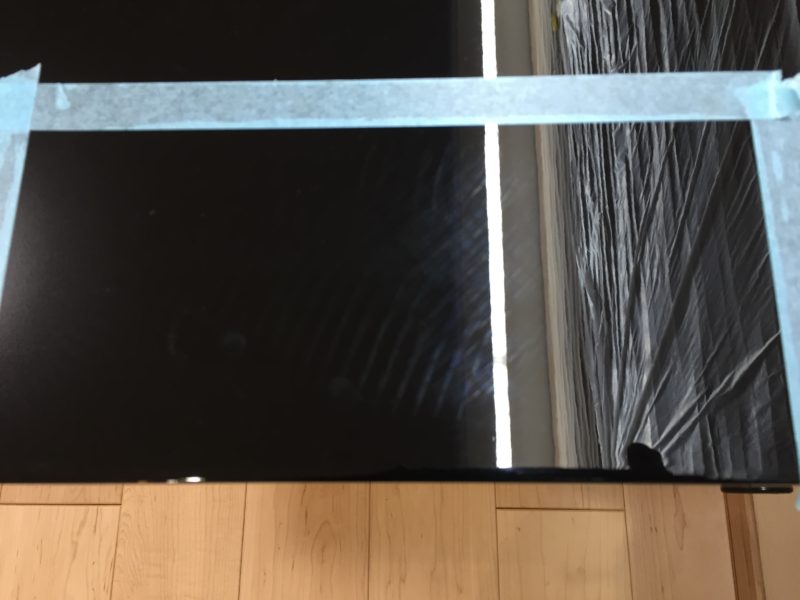 18-41  テレビボード 鏡面すり傷