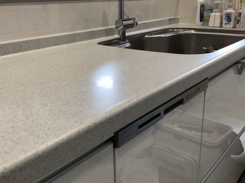 18-9  シンク水垢除去