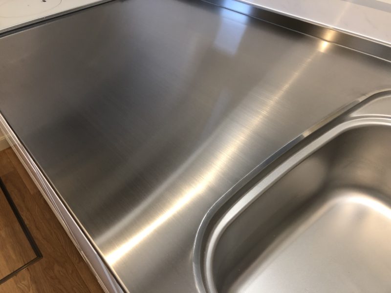 19-20  キッチン天板 すり傷補修