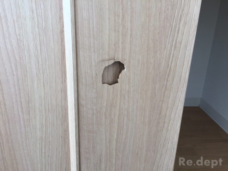 16-64　ドア穴補修