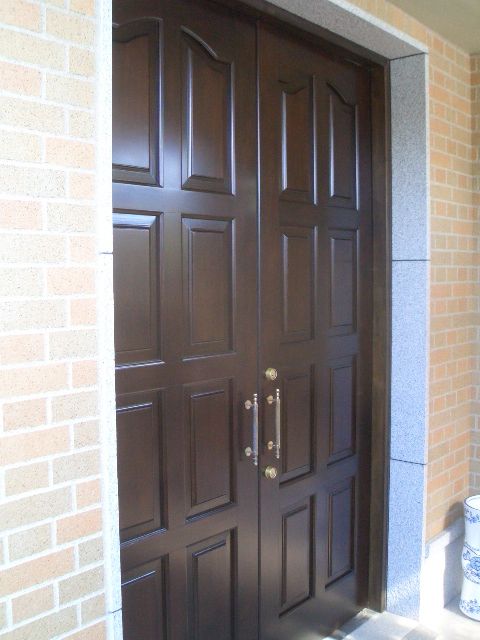 12-1　玄関ドア塗装