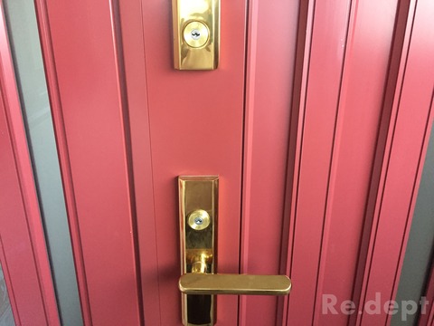 16-52　アルミドア傷補修