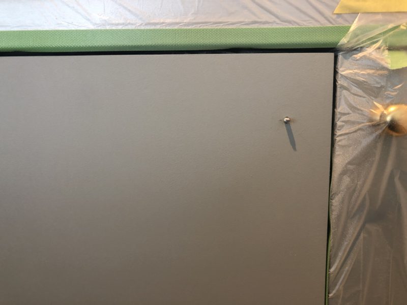 19-62 キッチン 扉 キズ補修