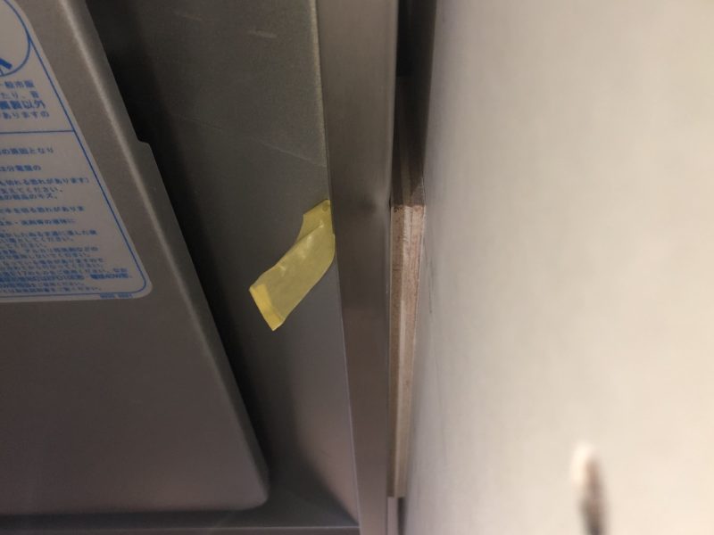 19-35  レンジフード 膨れ補修