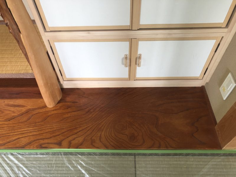 19-65  地板 キズ補修