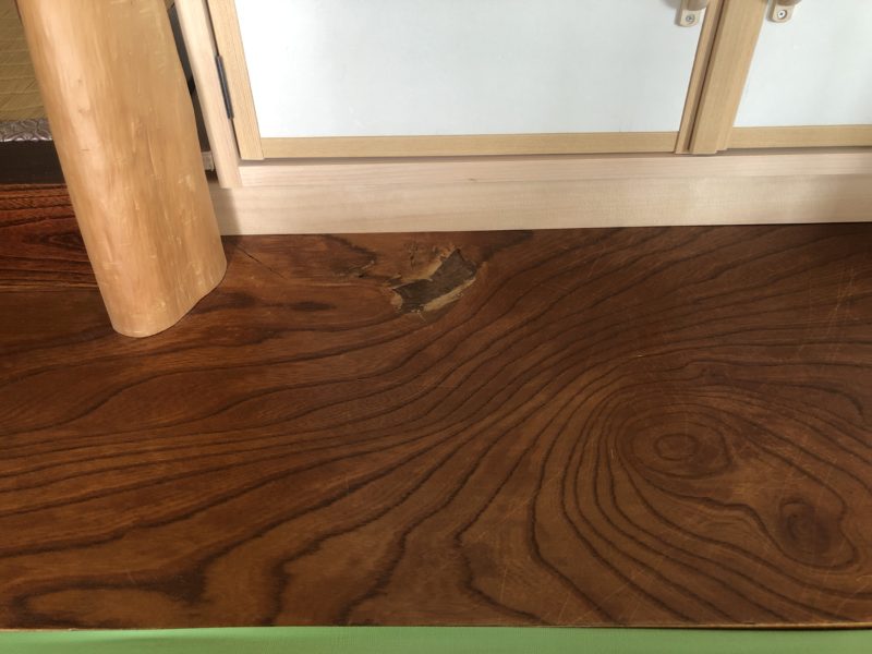 19-65  地板 キズ補修