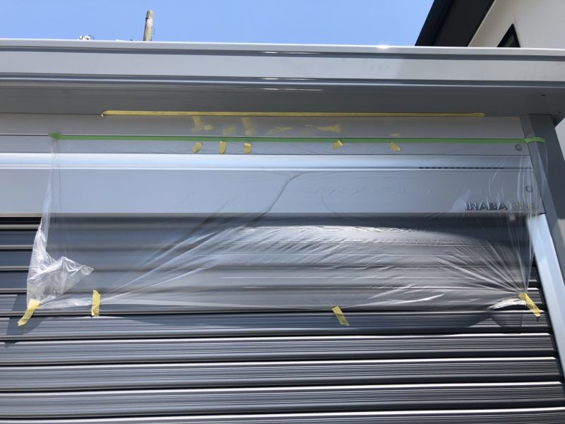 19-61  ガレージ へこみ補修