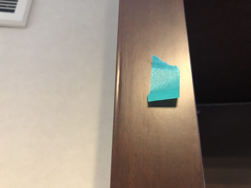 19-69  本棚 キズ補修