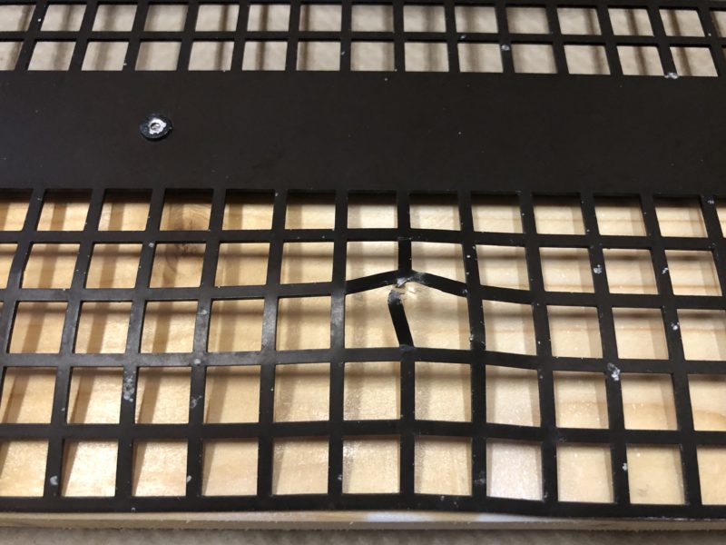 19-51  アルミフェンス ふくれ補修