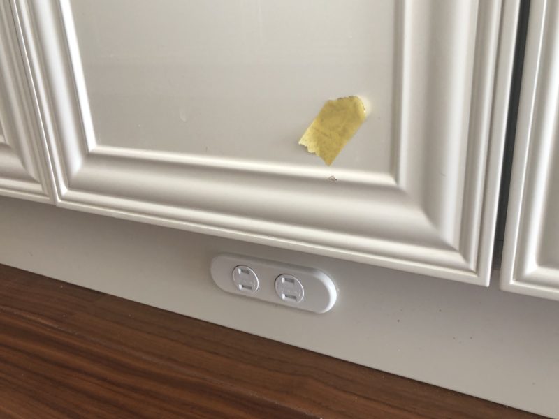 19-74  キッチン扉 キズ補修