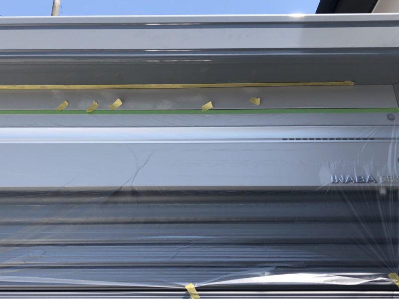 19-61  ガレージ へこみ補修