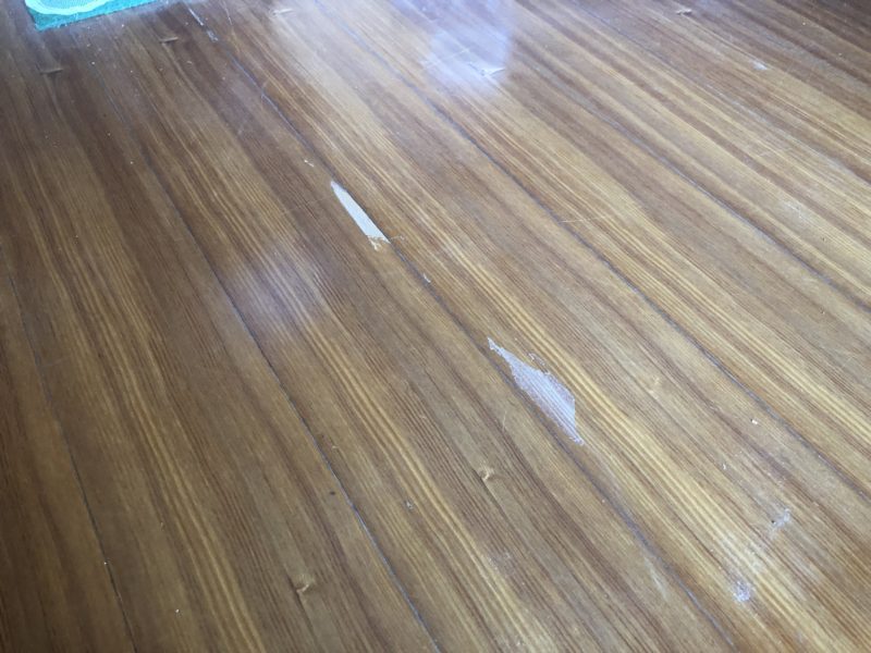 19-40  縁甲板 塗装捲れ補修