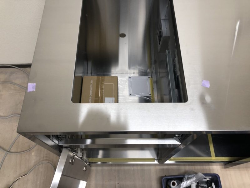 19-33  キッチン天板 へこみ補修