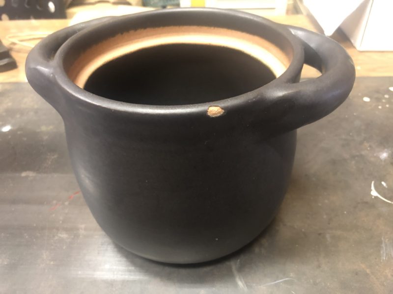 19-55  土鍋 欠け補修