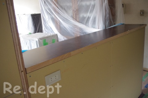 13-21 カウンター小口塗装